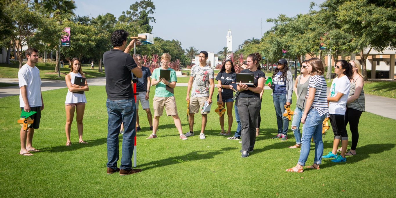 Science class outside